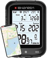 SHANREN MILES GPS-Fahrradcomputer BLE, ANT+ synchronisiert mit Fahrrad-Rücklicht