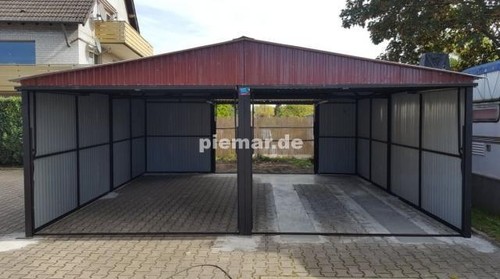 Blechgarage 6x7x2 65m - blechgarage, 6x7x2,65m