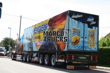 LKW Foto Kenworth Kühlsattelauflieger Deutschland rot Henglein Klosteig #i1bs