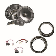 ETON POW172.2 Lautsprecher System 16,5 cm vorne Einbauset für Golf 4 Bora