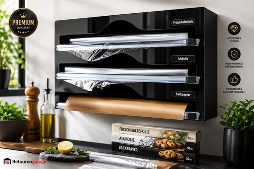 Wandrollenhalter fach mit - wandrollenhalter, 3-fach