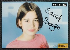 11197 Sarah Bogen RTL Autogrammkarte original signiert