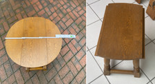 Beistelltisch  klappbare Seitenplatten  66x50x46  Eiche Rustikal