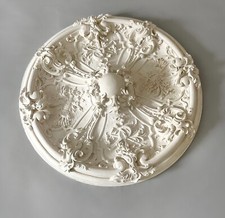 77cm rosette aus gips - 77cm,