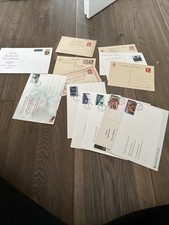 SCHÖNES LOT GANZSACHEN NORWEGEN AB ANFANG xx/o, DOPPELKARTE ETC.