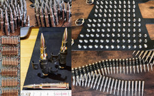 Fanartikel/Merchandise MetalPatronengurt (Standardpatrone)Chrom poliert Premium