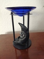 GESCHWÄRZTE DUFT AROMA LAMPE MIT MOND Gothic LARP Hexe