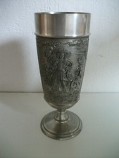  ZINN - Pokal -  18,5 cm- 93%