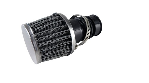 Chrom luftfilter 28mm - chrom, honda