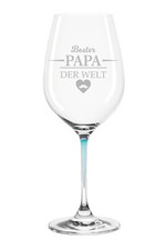Leonardo Rotweinglas mit Gravur " Bester Papa der Welt" 460 ml