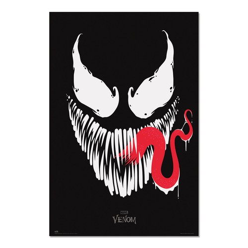 Poster venom face tongue - face,
