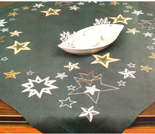 STICK-TISCHDECKE+GARN -