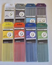 10 x Wolfram Elektroden WIG Nadeln 1,6  x 175 mm alle Farben