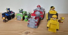 Paw Patrol Fahrzeuge und Figuren Set 12 Teile CHASE Rubble Marshall Rocky