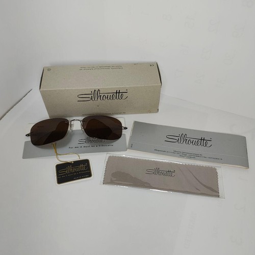 Sonnenbrille silhouette braun - sonnenbrille,