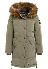 KHUJO MELINDRA PARKA [GR. M // L // XL // XXL ] DAMEN JACKE MANTEL GRÜN OLIV NEU