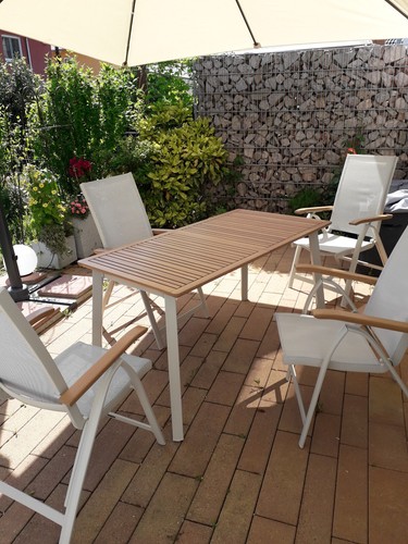 Terrassentisch 142x75cm 4 - terrassentisch, 142x75cm;