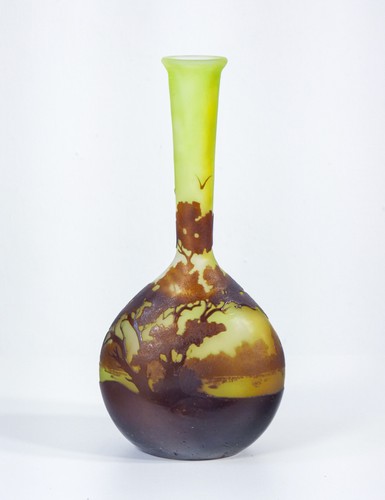Antikes glas vase emile - antikes,