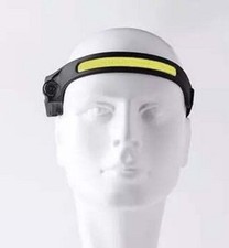 Kopflampe Stirnlampe ultraleicht mit XPE LED + COB-LED und USB-Kabel