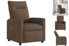 Massagesessel Braun Stoff