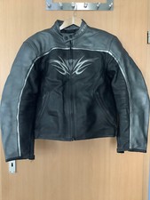 Dainese Motorrad Lederjacke Größe 52 Schwarz-Grau