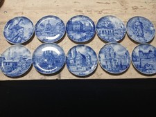 10 Alte Blaue Echt Kobalt