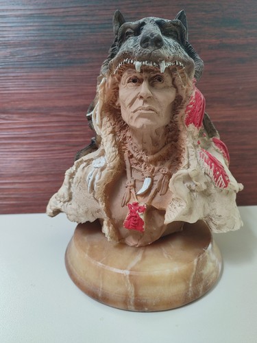 Indianer figur büste höhe - -, figur/büste