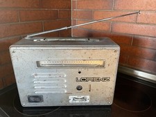 LORENZ  4-Meter-Band-BOS- Funkempfänger,Metallgehäuse, unverbastelt! 85-87 MHz,