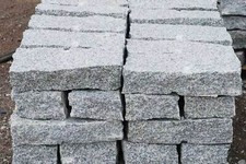 Granit Mauersteine Granitsteine 1,5 t grau 10*20*40 Natursteine Steine Garten