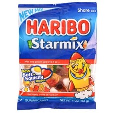 1 x 4 oz Bag Haribo Starmix