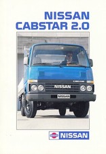 NISSAN CABSTAR 2.0 LIK Lieferwagen Pritsche Prospekt Brochure SCHWEIZ 1987 46