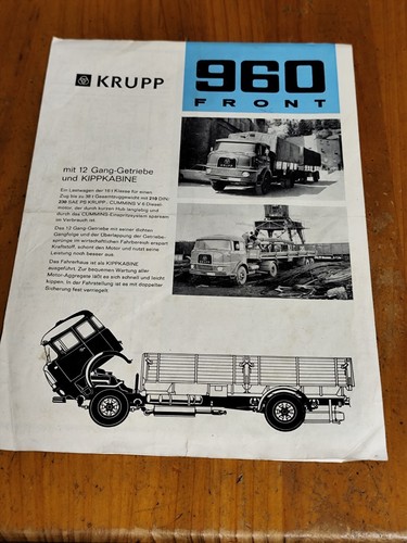 Krupp 960 front - , truck