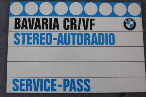 Bmw radio bavaria - radio, cr/vf