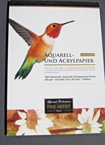 Aquarell und acryl papier - acryl,