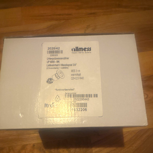 Allmess unterputzwasserzähler - allmess,