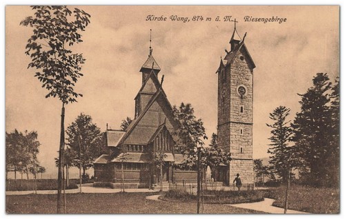 Kirche wang riesengebirge - ak,