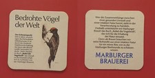 Marburger Vögel Brauerei Bierdeckel Bierfilz Coaster Beermat