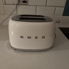 Smeg TSF01WHUK 50er Retro 2-Scheiben Toaster weiß - schneller Versand
