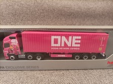 Herpa H0 1:87 in OVP; 941785 Volvo FH GL XL Container-Sattelzug "Glomb / ONE"
