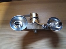 Duscharmatur, Brausearmatur, Mischbatterie mit Versatzstück und Rosette