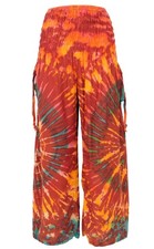 Farbenfrohe Batikhose, Boho