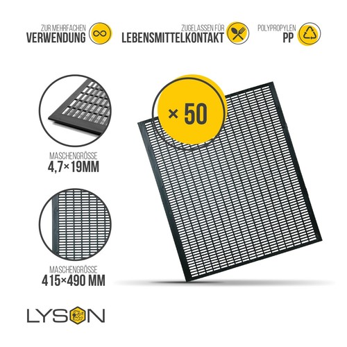 Lyson absperrgitter kunststoff - absperrgitter,