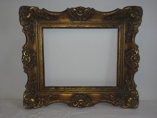 Prunkvoller rahmen gold barock - gold,