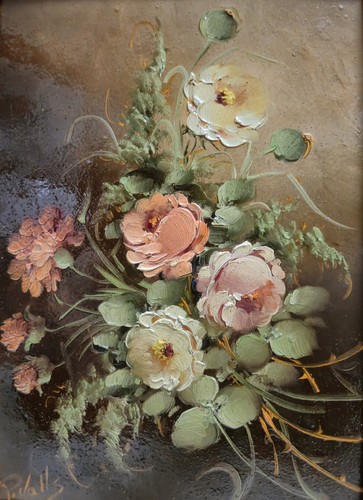 ölgemälde blumen stillleben - Ölgemälde,