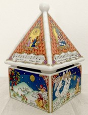 Hutschenreuther Weihnacht Spieldose 2000 Melodie Stille Nacht Spieluhr Neuwertig