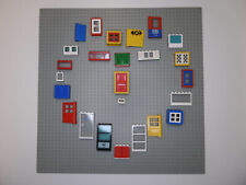 Lego 25 Türen Fenster Window City zufällig sortiert Sammlung Konvolut TOP kg