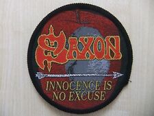 Saxon Innocence Is No Excuse Aufnäher Patch Running Wild Motörhead Raven 80´s