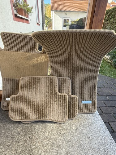 Fußmatten beige für mercedes - fußmatten,