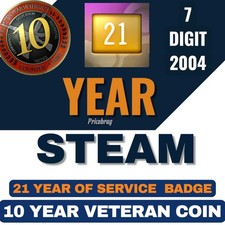 7 DIGIT STEAM ACC 21 YEAR OLD