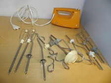 Krups 3 Mix Type 390 Vintage Retro Mixer Handrührgerät 140W Orange mit Aufsätzen